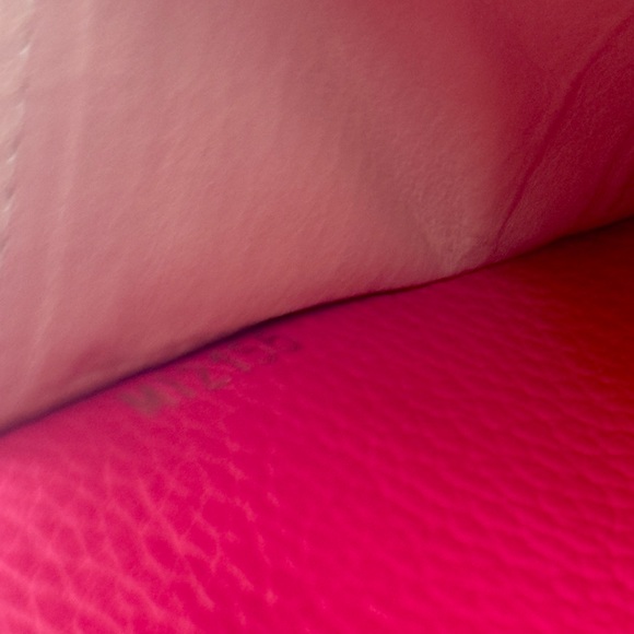 Rare Hot Pink Louis Vuitton Portefeuille Capucines Cuir Taurillon Long Wallet - Picture 11 of 12